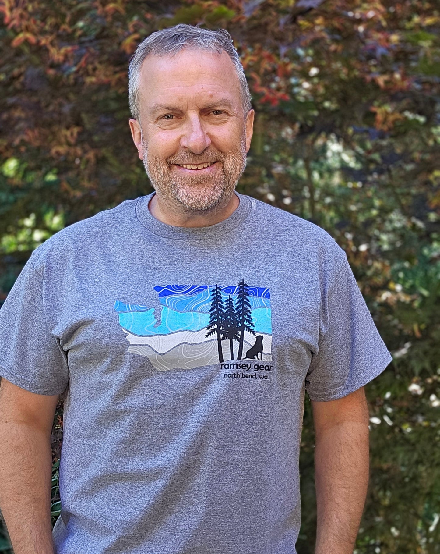 WA - Blue t-shirt