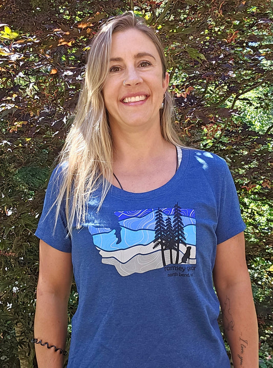 t-shirt -wmn's - WA - Blue