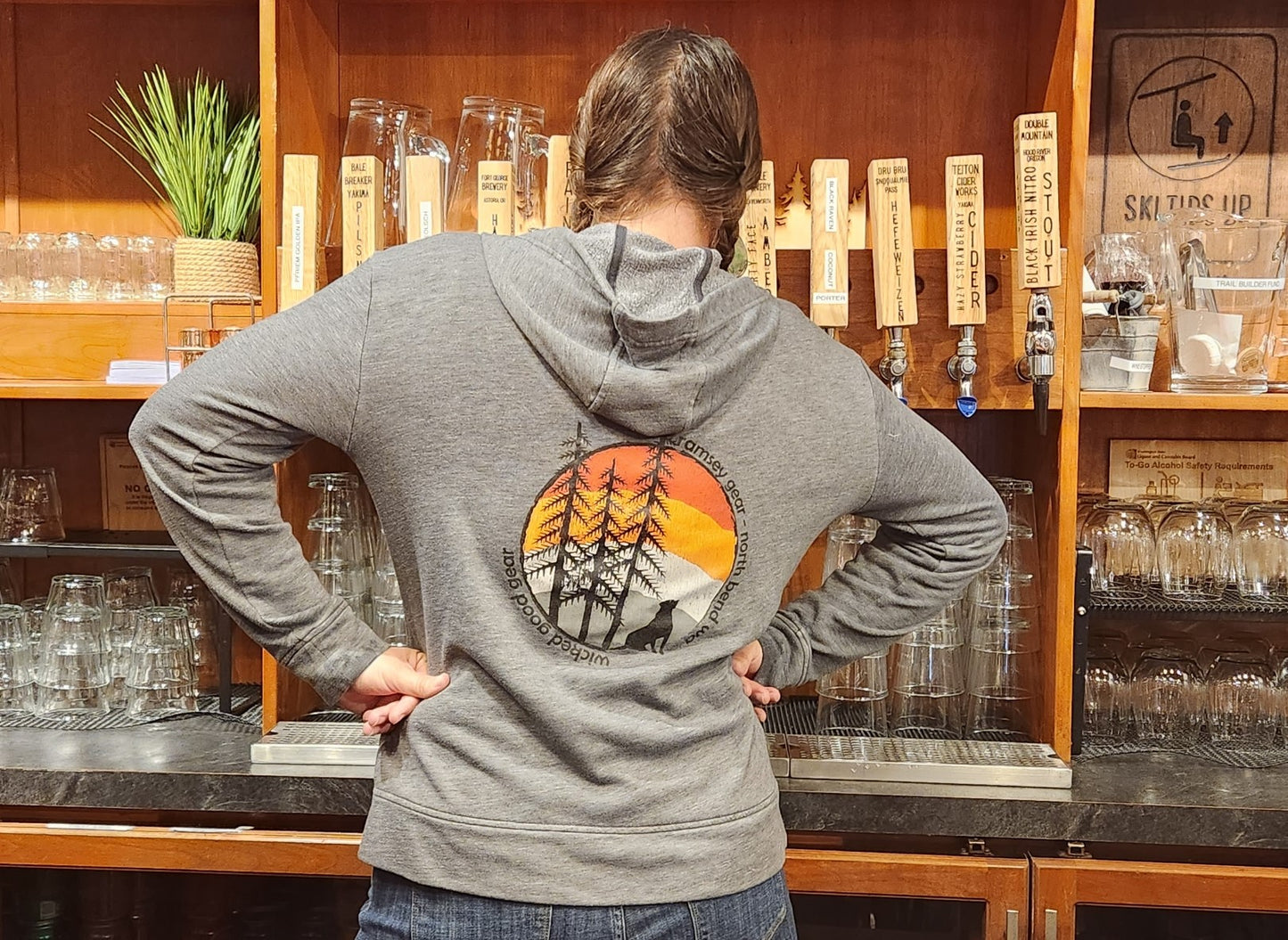 hoodie - women's full zip