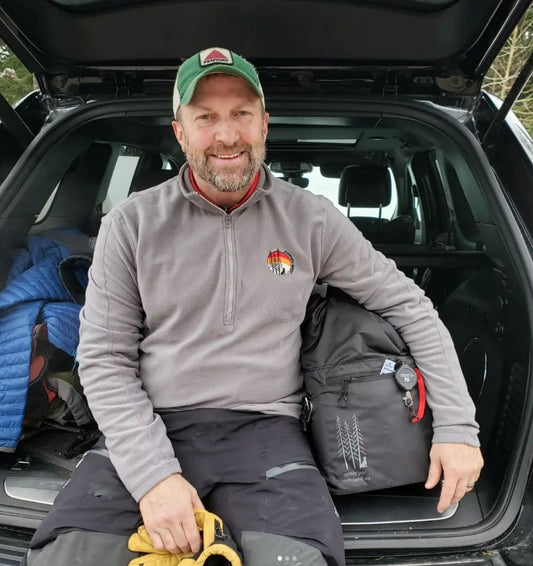 unisex quarter zip microfleece