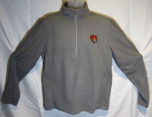 unisex quarter zip microfleece
